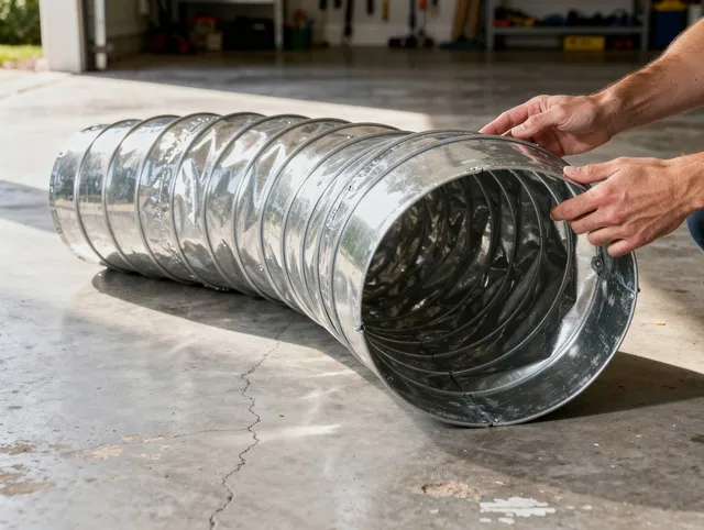 Lakeland Dryer Vent Cleaning specialist using advanced equipment for thorough duct cleaning in Lakeland