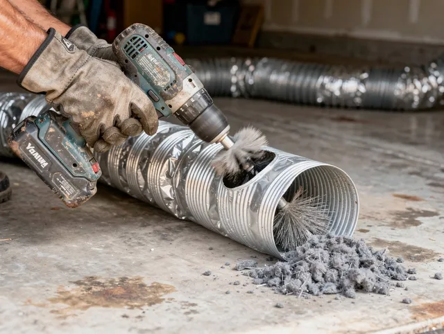 Professional duct cleaning by Lakeland Dryer Vent Cleaning in Lakeland