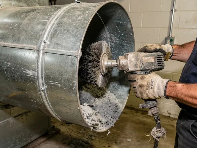 Industrial-grade dryer vent cleaning by Lakeland Dryer Vent Cleaning in Lakeland