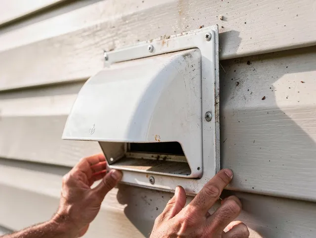 Lakeland Dryer Vent Cleaning technician delivering thorough residential dryer vent cleaning service in Lakeland